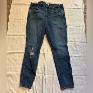 Good American High waisted super stretch jeans